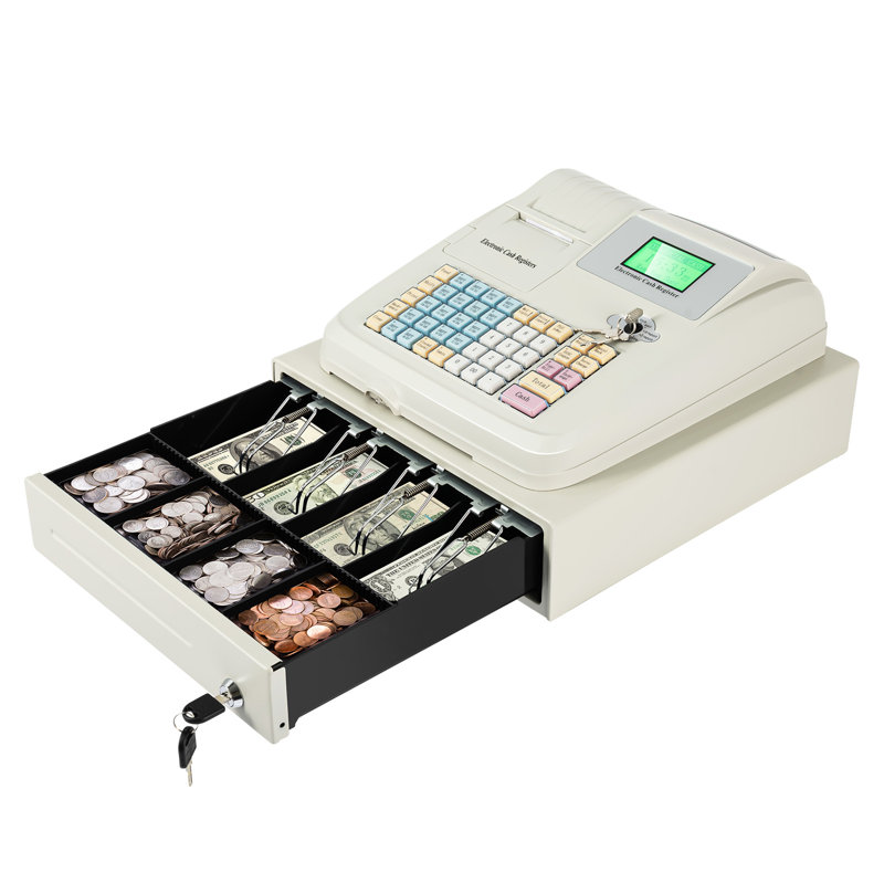 YaoTown 48 Keys Electronic Metal Cash Register & Reviews | Wayfair